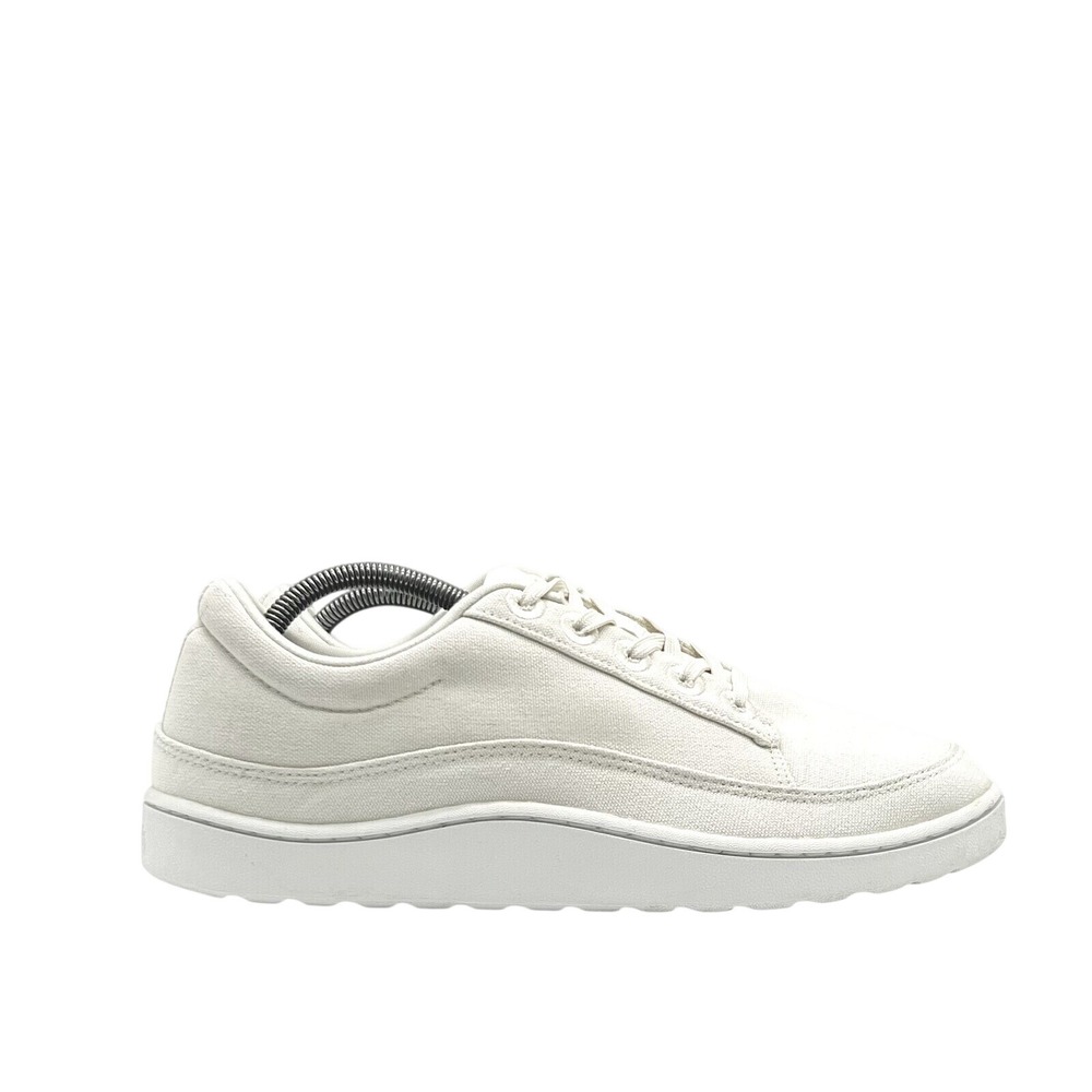 ALLBIRDS White Canvas Lace Up Sneakers Women's Size 11 Casual Comfort Everyday